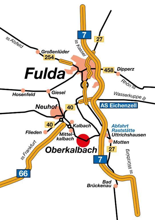 Landgasthof Lang Zum Adler Oberkalbach Luaran gambar